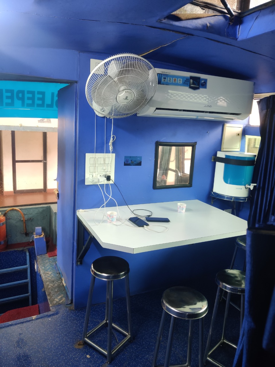 Charging Point of KSRTC Bus Munnar